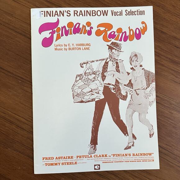 Finian's Rainbow Song Album Sheet Music Fred Astaire Petula Clark - Picture 1 of 3